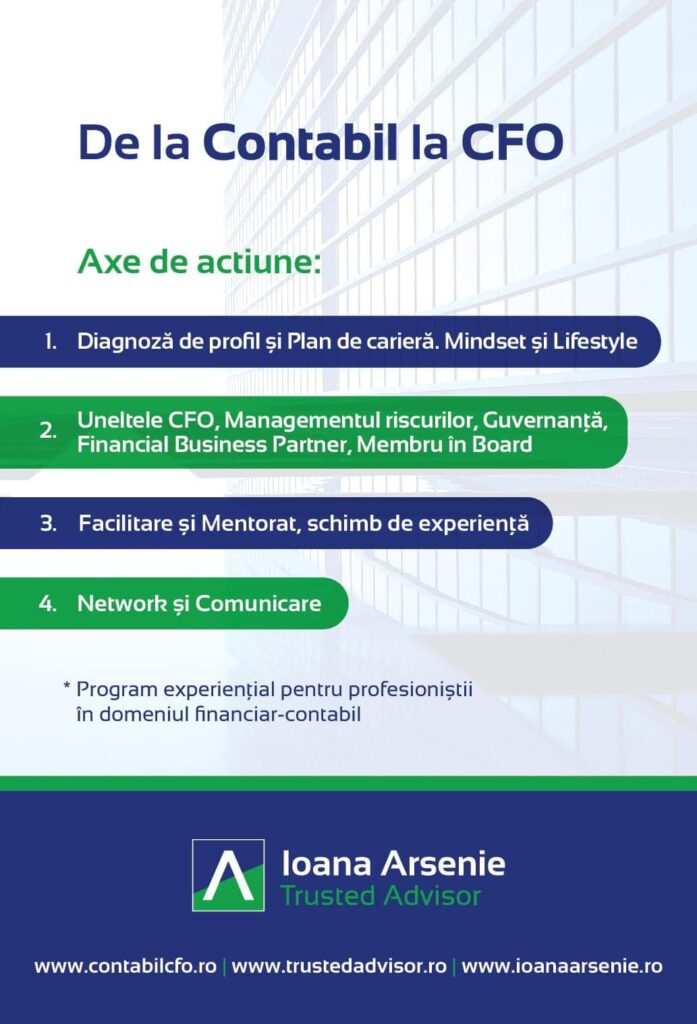 Program CFO, o nouă ediţie - ianuarie 2026 pentru profesionistii din departamentele financiar-contabile si antreprenori 1 CFO 2026