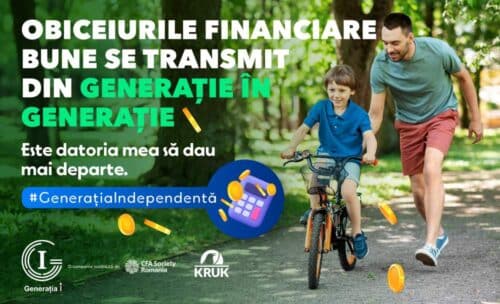 Educația financiară începe acasă: părinții români își învață copiii despre bani, dar puțini se simt pregătiți pentru acest rol