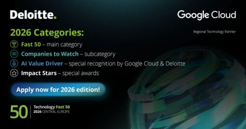Au început înscrierile la cea de-a 27-a ediție a Deloitte Technology Fast 50 Europa Centrală, competiția regională care oferă recunoaștere companiilor cu o creștere accelerată din tehnologie și din sectoarele conexe