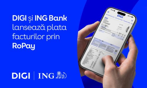 ING și DIGI introduc plata facturilor prin RoPay: tranzacții gratuite, sigure și instantanee