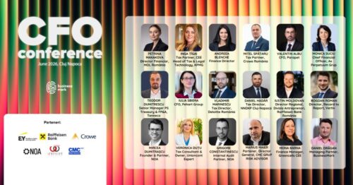 O nouă ediție CFO Conference ajunge la Cluj-Napoca: liderii financiari discută transformarea rolului de CFO în economia actuală