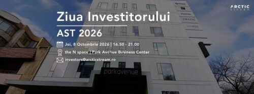 Arctic Stream organizează la „Ziua Investitorului AST” pe 8 octombrie 2026
