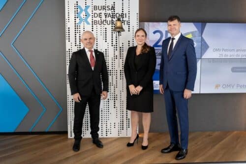 OMV Petrom aniversează 25 de ani de la listarea la Bursa de Valori București